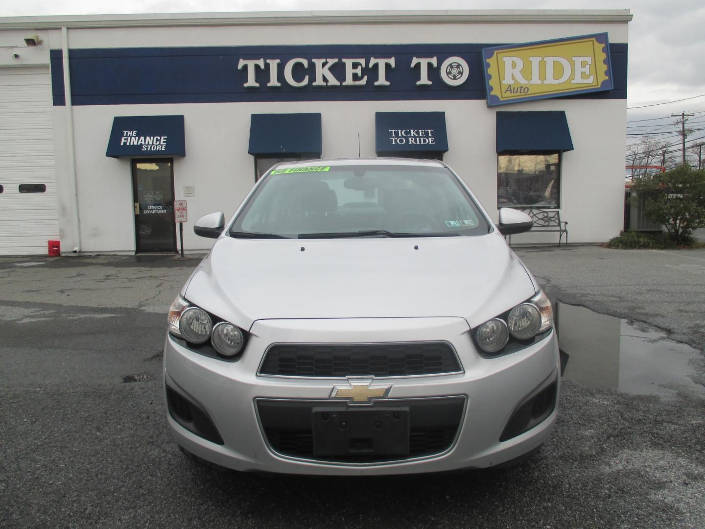 2016 SILVER Chevrolet Sonic LT Auto Sedan (1G1JC5SG5G4) with an 1.8L L4 DOHC 24V engine, 6A transmission, located at 1254 Manheim Pike, Lancaster, PA, 17601, (717) 393-9133, 40.062870, -76.323273 - Photo#1